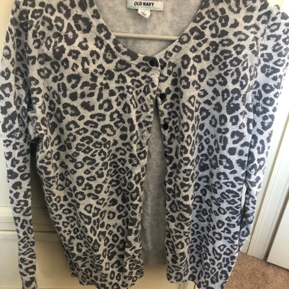 Cheetah Print Cardigan